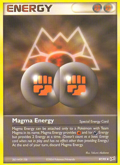 Magma Energy (87/95) [EX: Team Magma vs Team Aqua] | Silver Goblin