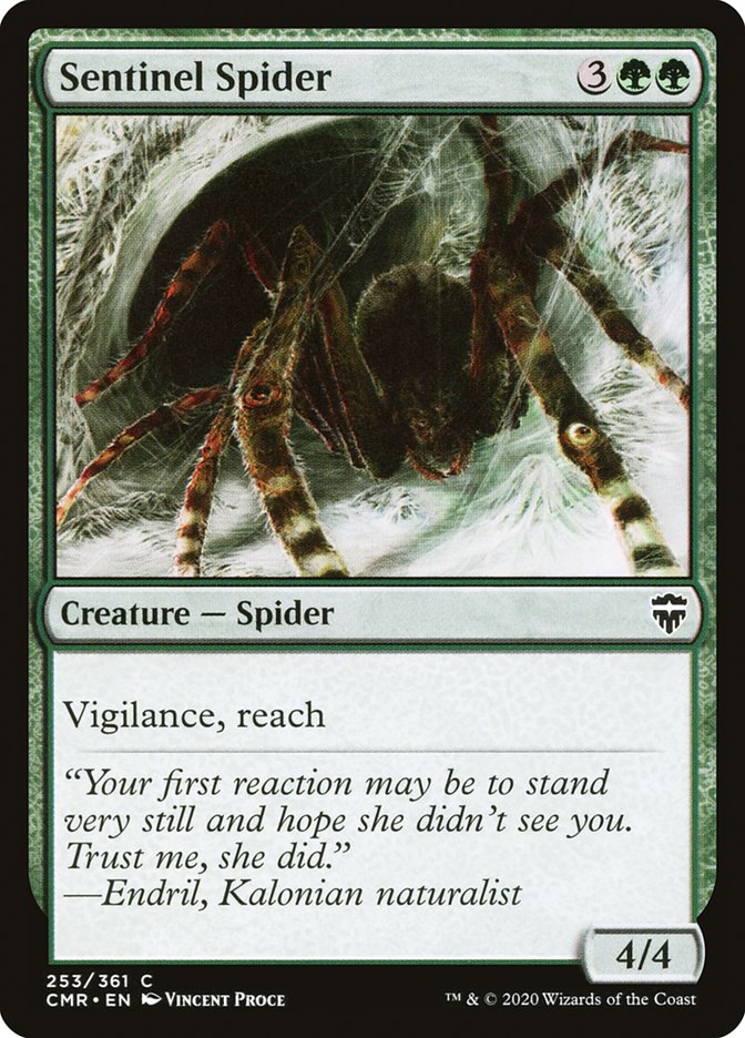 Sentinel Spider [Commander Legends] | Silver Goblin