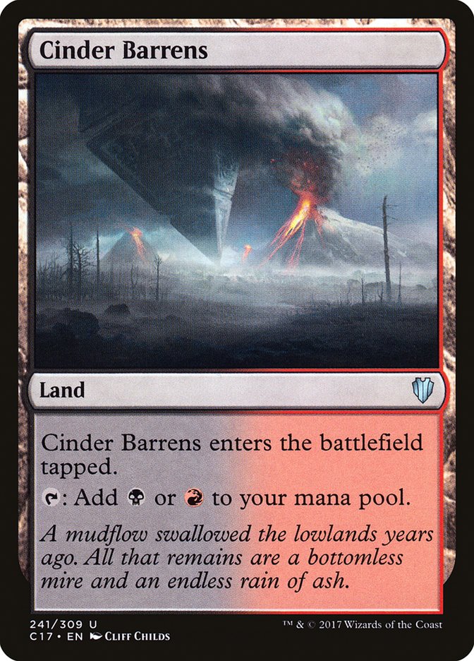 Cinder Barrens [Commander 2017] | Silver Goblin