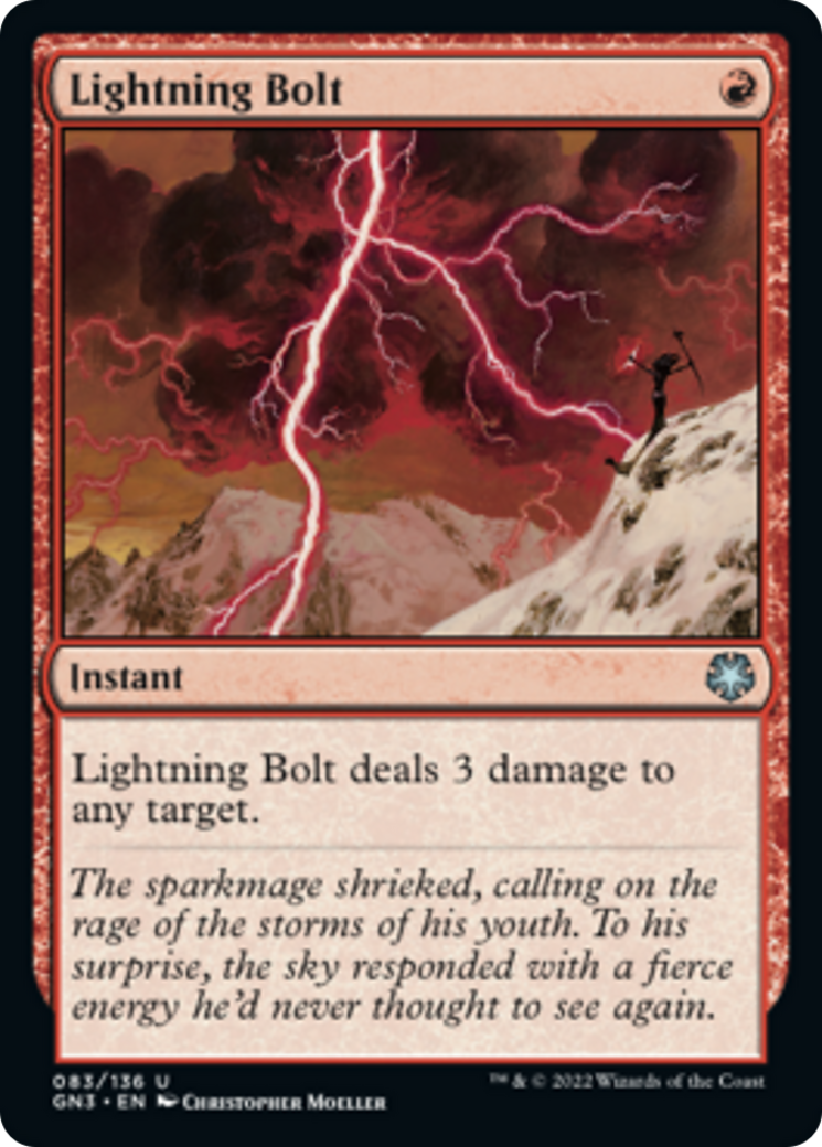 Lightning Bolt [Game Night: Free-for-All] | Silver Goblin