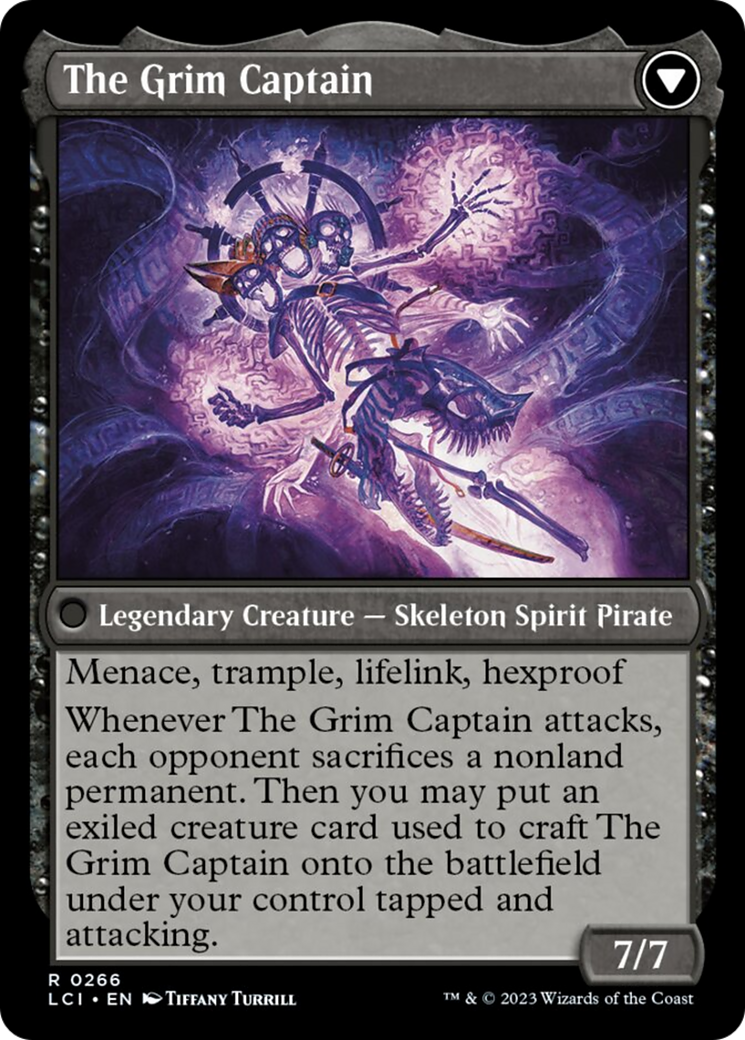 Throne of the Grim Captain // The Grim Captain [The Lost Caverns of Ixalan] | Silver Goblin