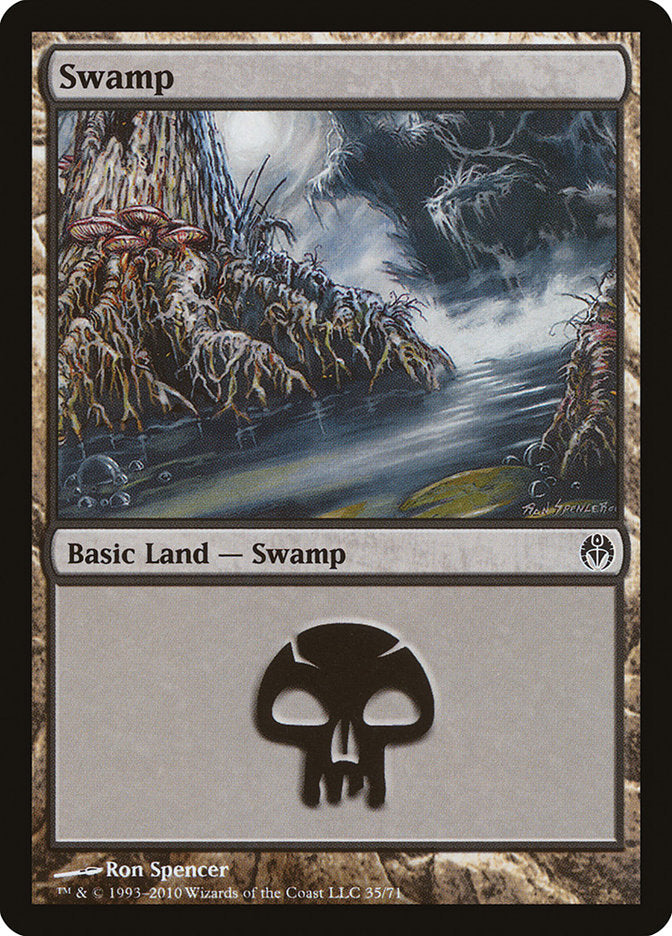 Swamp (35) [Duel Decks: Phyrexia vs. the Coalition] | Silver Goblin