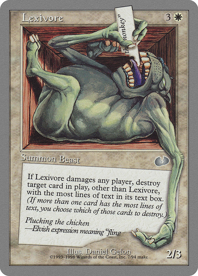 Lexivore [Unglued] | Silver Goblin