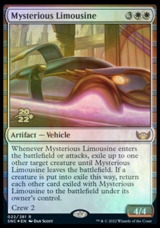 Mysterious Limousine [Streets of New Capenna Prerelease Promos] | Silver Goblin