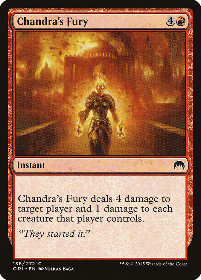 Chandra's Fury [Magic Origins] | Silver Goblin