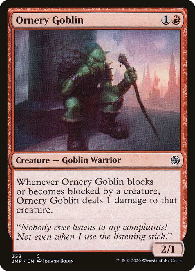 Ornery Goblin [Jumpstart] | Silver Goblin