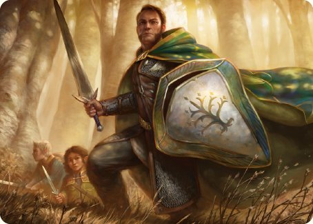 Boromir, Warden of the Tower Art Card [The Lord of the Rings: Tales of Middle-earth Art Series] | Silver Goblin