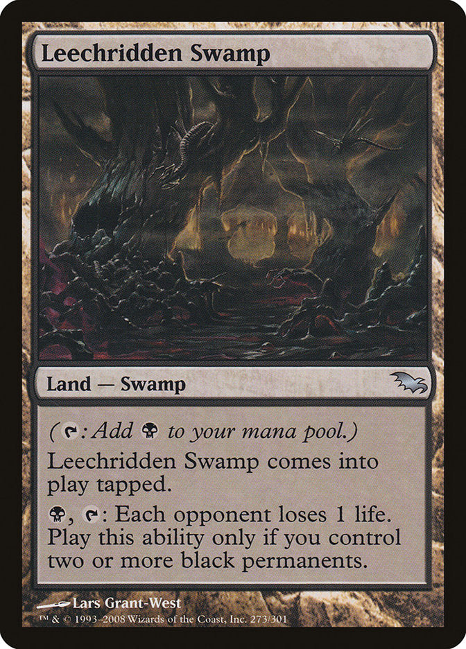 Leechridden Swamp [Shadowmoor] | Silver Goblin