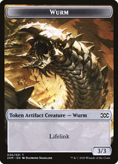Wolf // Wurm (030) Double-Sided Token [Double Masters Tokens] | Silver Goblin