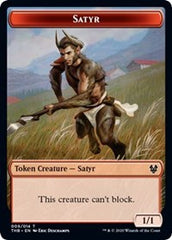 Satyr // Wolf Double-Sided Token [Theros Beyond Death Tokens] | Silver Goblin