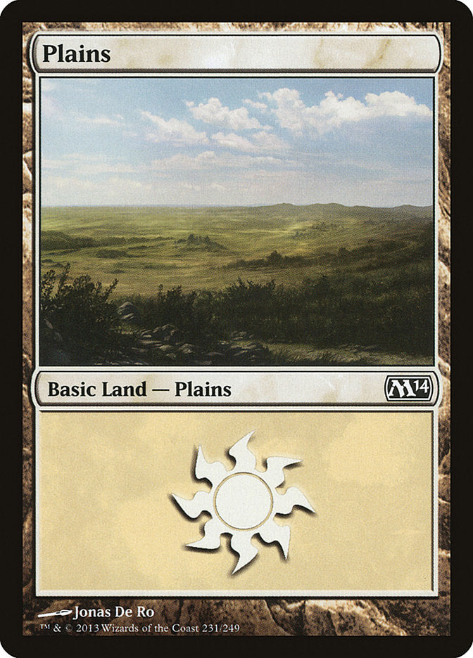 Plains (231) [Magic 2014] | Silver Goblin