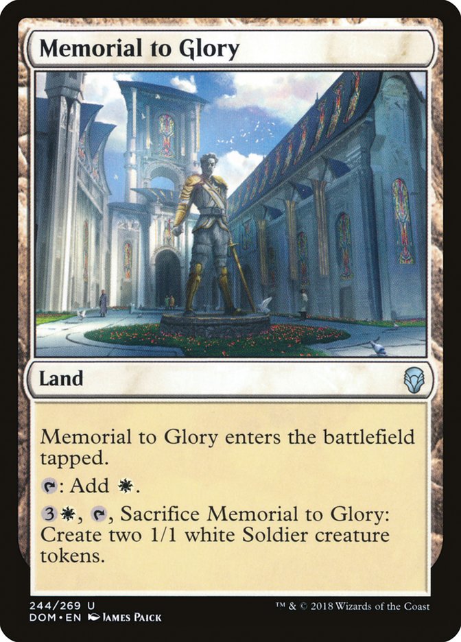 Memorial to Glory [Dominaria] | Silver Goblin