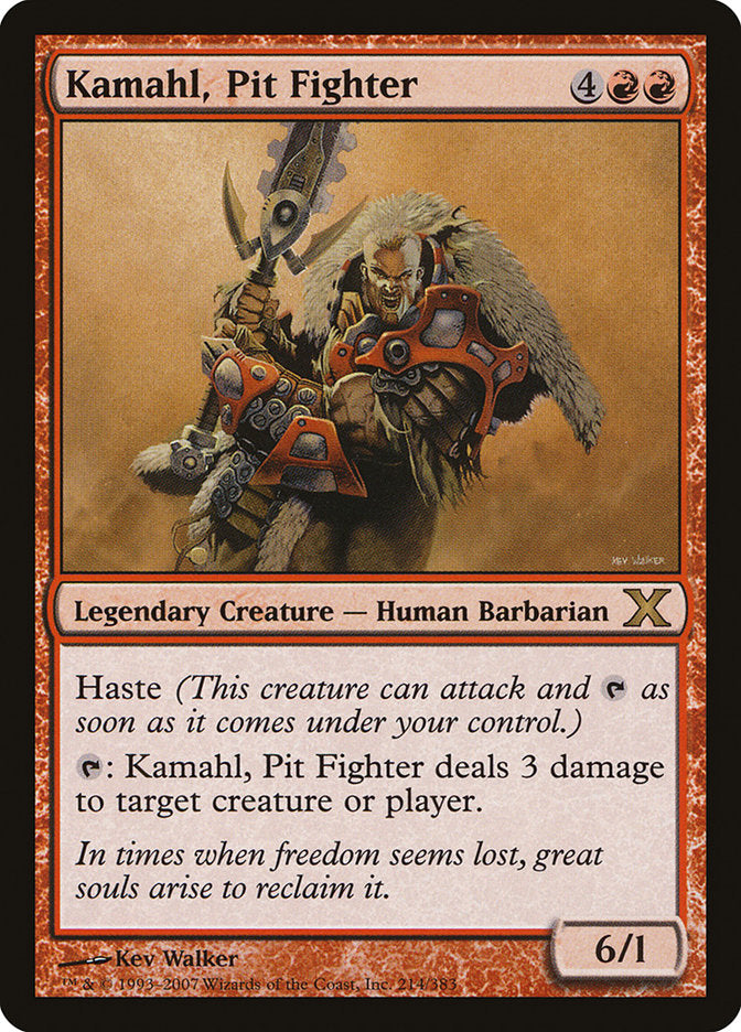 Kamahl, Pit Fighter [Tenth Edition] | Silver Goblin