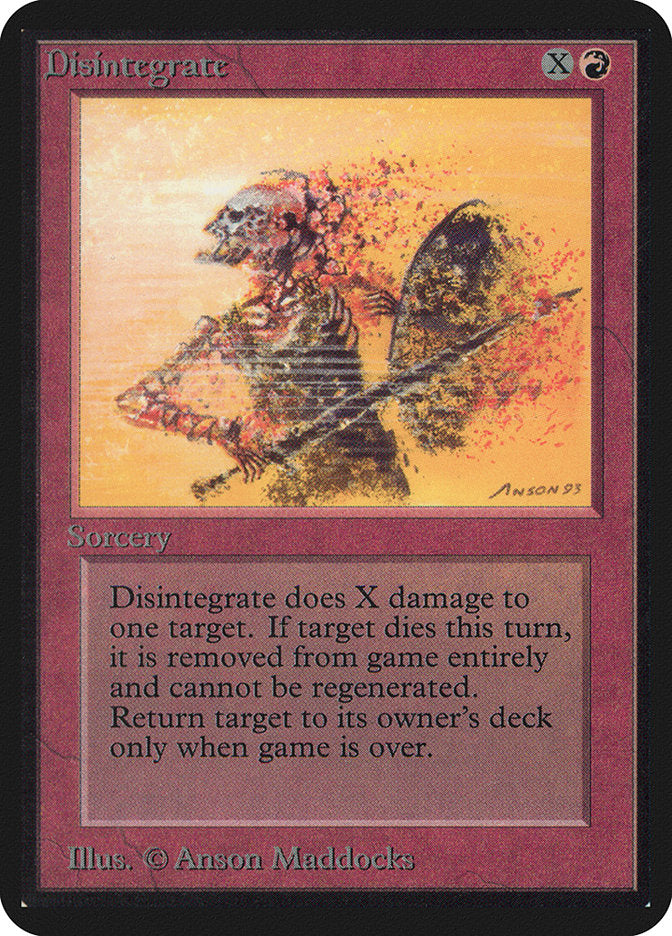 Disintegrate [Alpha Edition] | Silver Goblin