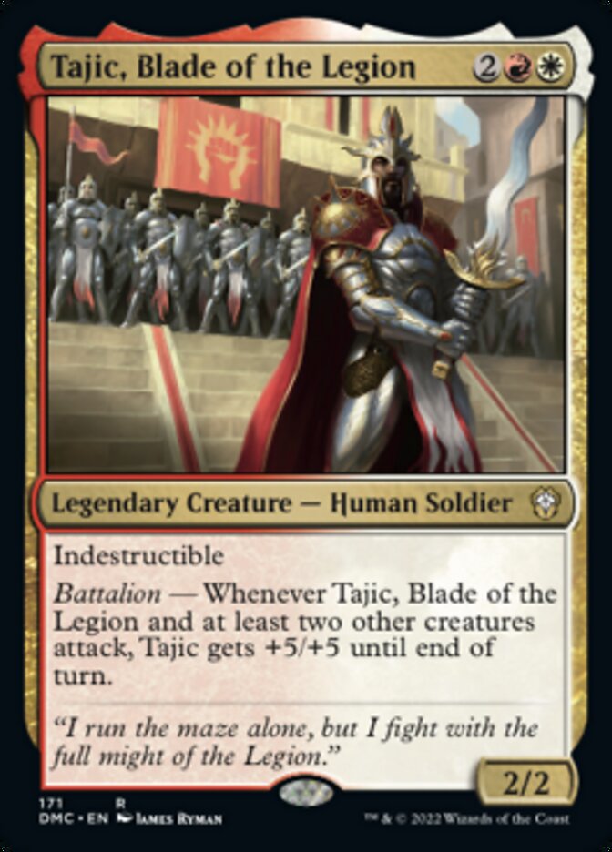 Tajic, Blade of the Legion [Dominaria United Commander] | Silver Goblin