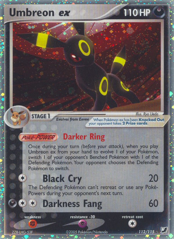 Umbreon ex (112/115) [EX: Unseen Forces] | Silver Goblin