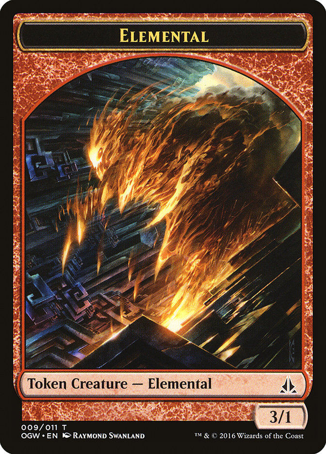 Elemental Token (009/011) [Oath of the Gatewatch Tokens] | Silver Goblin
