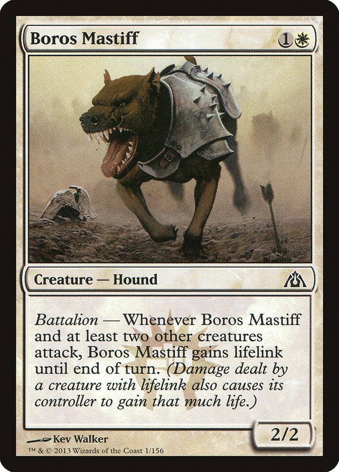 Boros Mastiff [Dragon's Maze] | Silver Goblin