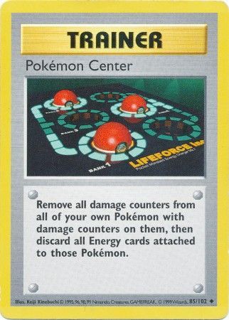 Pokemon Center (85/102) [Base Set Shadowless Unlimited] | Silver Goblin