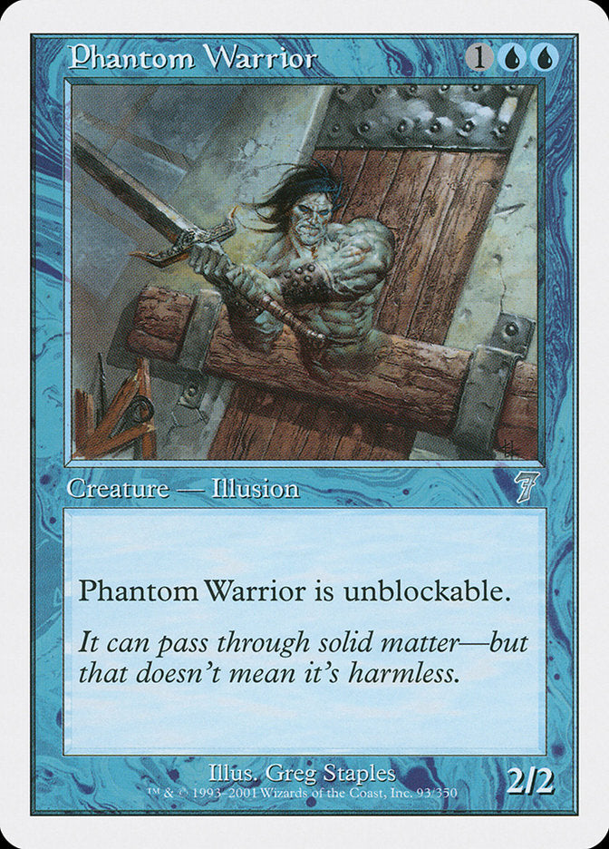 Phantom Warrior [Seventh Edition] | Silver Goblin