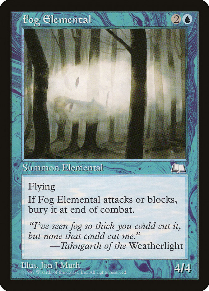 Fog Elemental [Weatherlight] | Silver Goblin