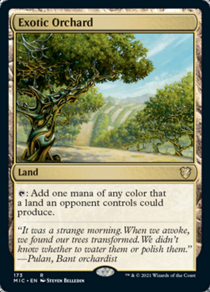 Exotic Orchard [Innistrad: Midnight Hunt Commander] | Silver Goblin