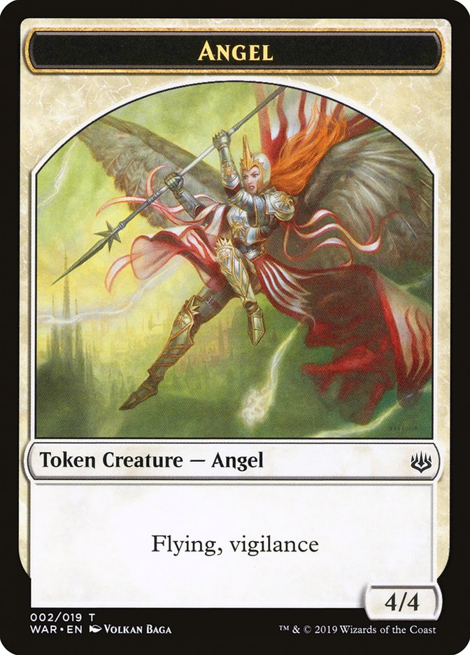 Angel Token [War of the Spark Tokens] | Silver Goblin