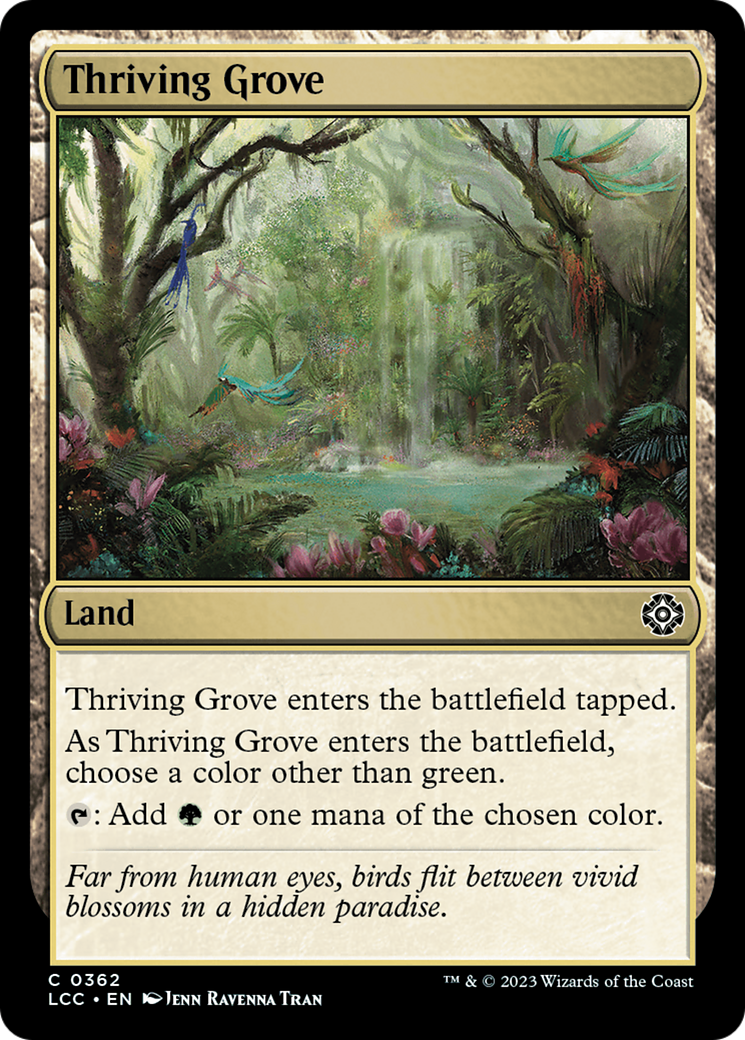 Thriving Grove [The Lost Caverns of Ixalan Commander] | Silver Goblin