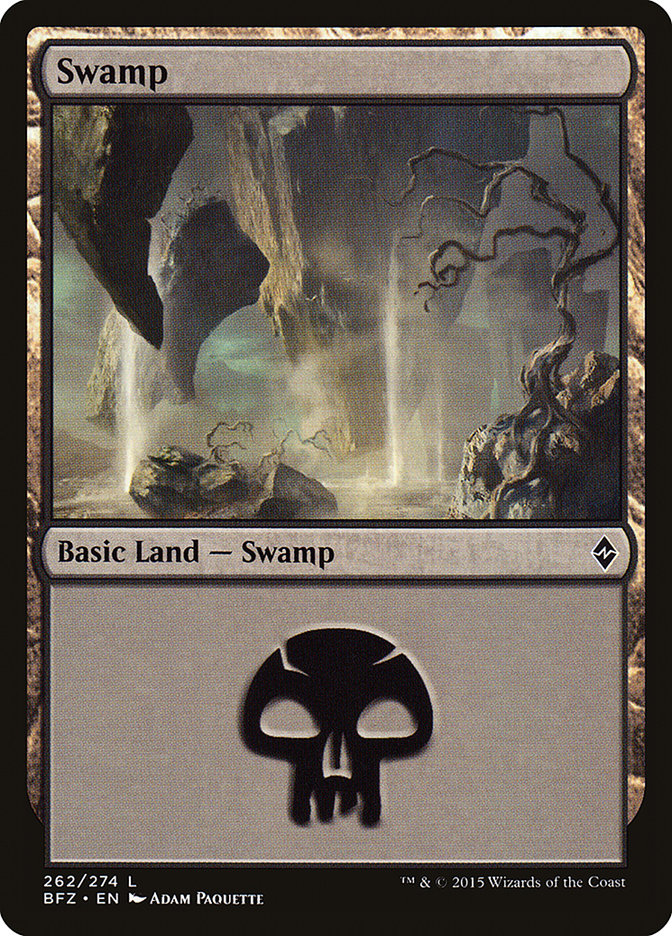 Swamp (262) [Battle for Zendikar] | Silver Goblin