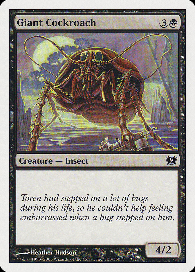 Giant Cockroach [Ninth Edition] | Silver Goblin