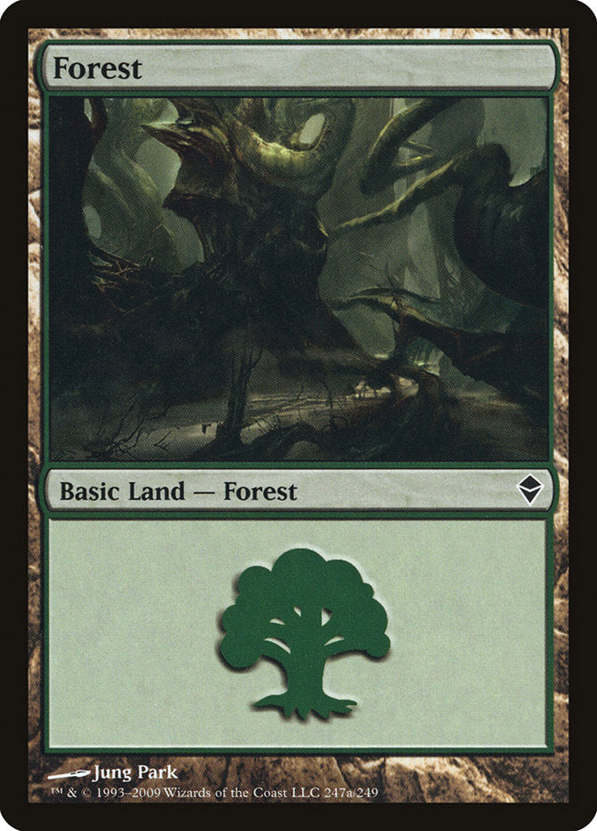 Forest (247a) [Zendikar] | Silver Goblin