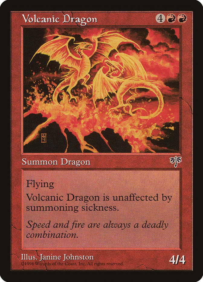 Volcanic Dragon [Mirage] | Silver Goblin