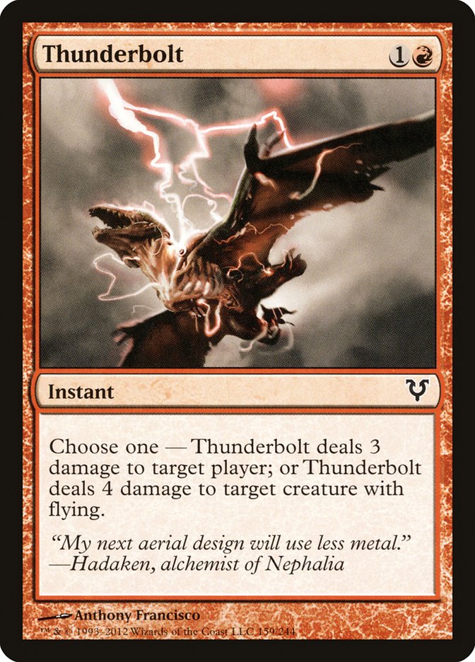 Thunderbolt [Avacyn Restored] | Silver Goblin
