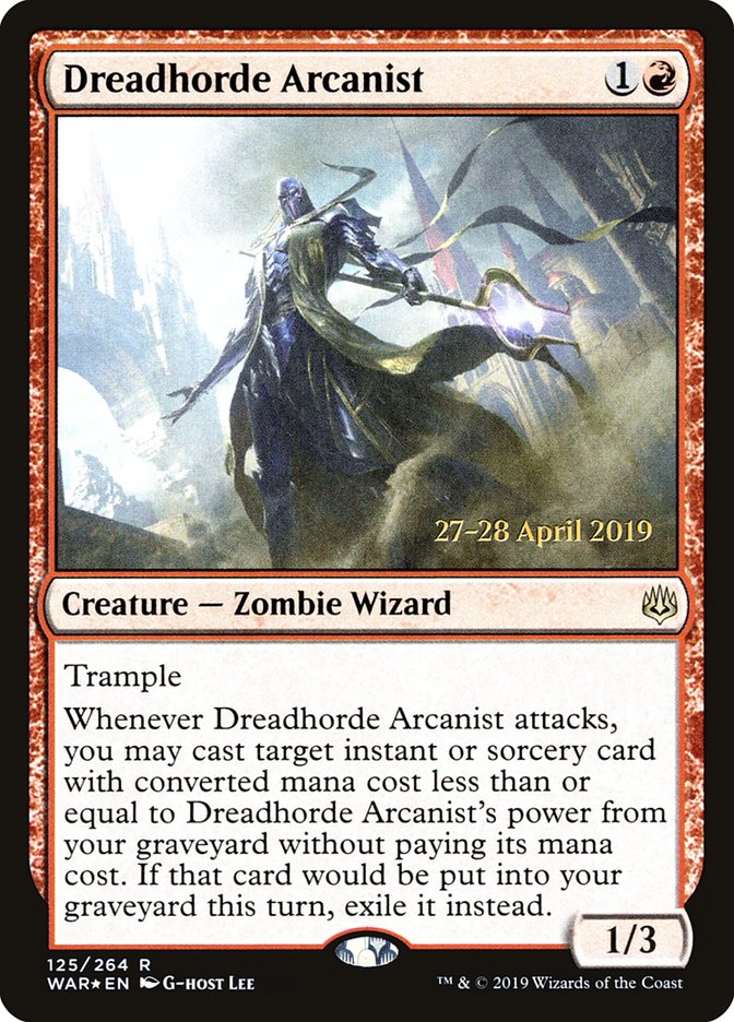 Dreadhorde Arcanist [War of the Spark Prerelease Promos] | Silver Goblin