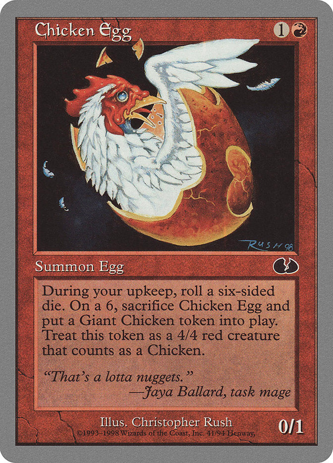 Chicken Egg [Unglued] | Silver Goblin