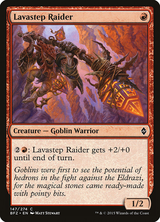 Lavastep Raider [Battle for Zendikar] | Silver Goblin