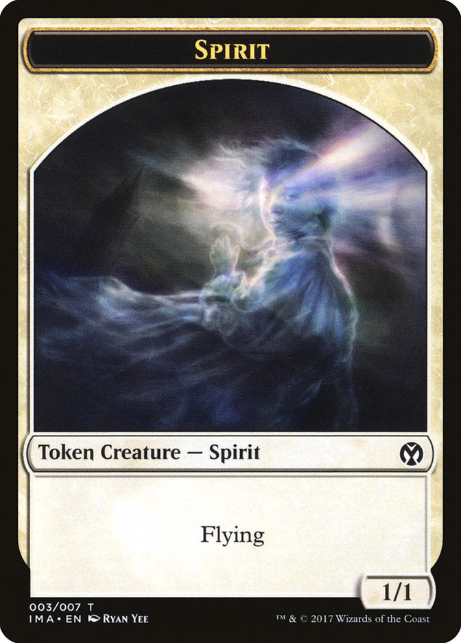 Spirit Token [Iconic Masters Tokens] | Silver Goblin