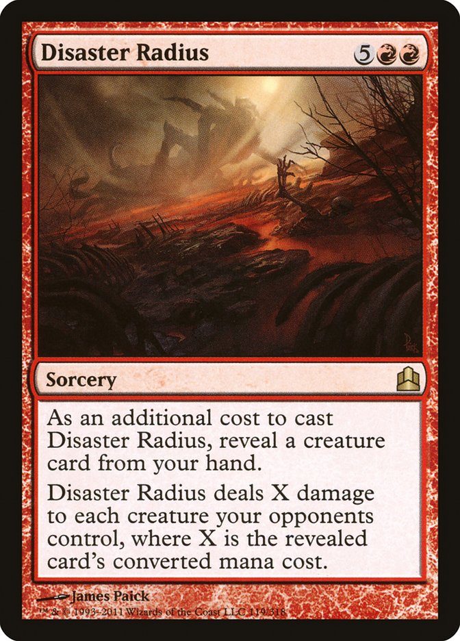 Disaster Radius [Commander 2011] | Silver Goblin