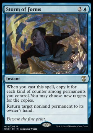 Storm of Forms (Promo Pack) [Streets of New Capenna Commander Promos] | Silver Goblin
