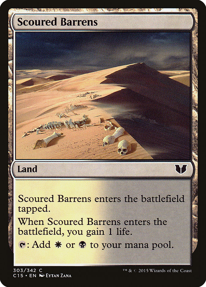 Scoured Barrens [Commander 2015] | Silver Goblin