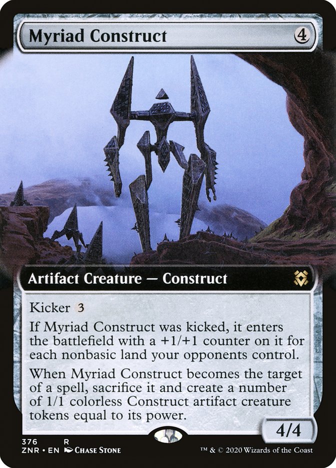 Myriad Construct (Extended Art) [Zendikar Rising] | Silver Goblin