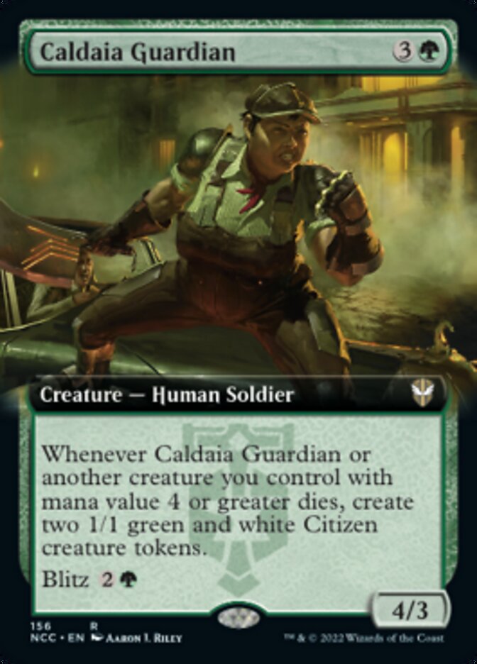 Caldaia Guardian (Extended Art) [Streets of New Capenna Commander] | Silver Goblin