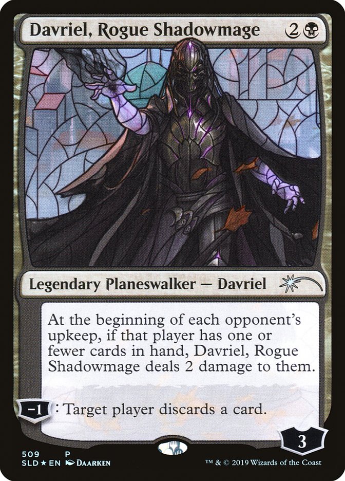 Davriel, Rogue Shadowmage (Stained Glass) [Secret Lair Drop Promos] | Silver Goblin