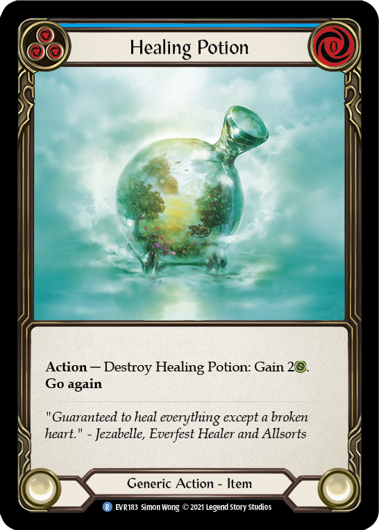 Healing Potion [EVR183] (Everfest)  1st Edition Cold Foil | Silver Goblin