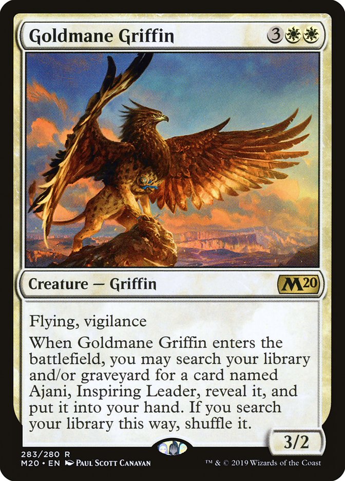 Goldmane Griffin [Core Set 2020] | Silver Goblin