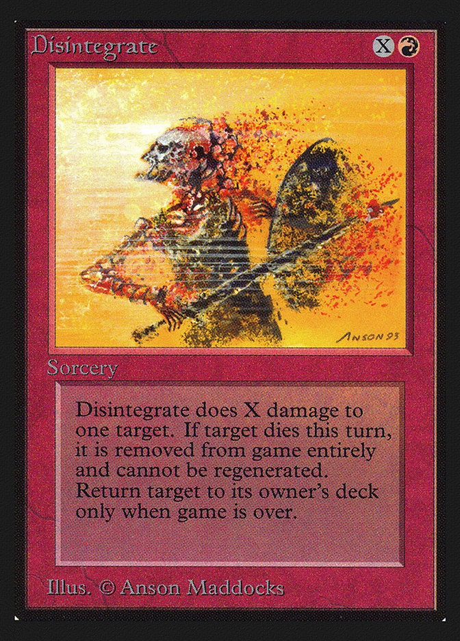 Disintegrate [Collectors' Edition] | Silver Goblin