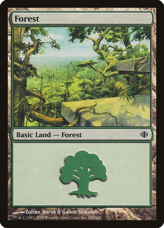 Forest (247) [Shards of Alara] | Silver Goblin