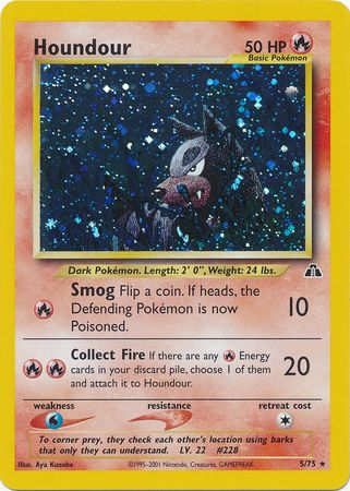 Houndour (5/75) [Neo Discovery Unlimited] | Silver Goblin