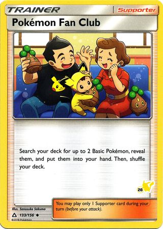 Pokemon Fan Club (133/156) (Pikachu Stamp #28) [Battle Academy 2020] | Silver Goblin