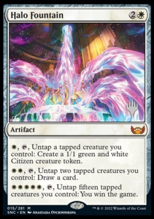 Halo Fountain (Promo Pack) [Streets of New Capenna Promos] | Silver Goblin